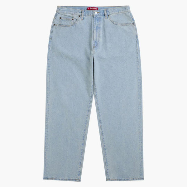 Supreme Baggy Jean (SS25) Ljus tvättad indigo