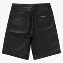 Supreme Baggy Leather Short (ss25) Black
