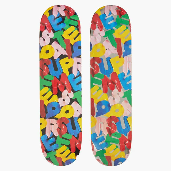 Supreme Balloons skateboard däck svart/silveruppsättning