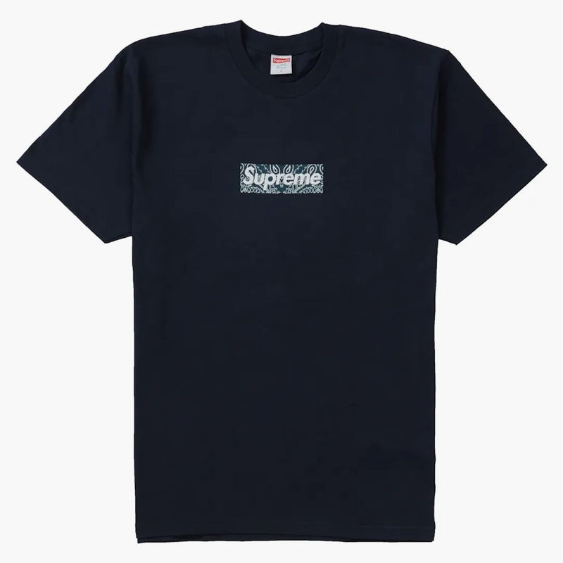 Supreme Bandana Box Logo Tee Navy