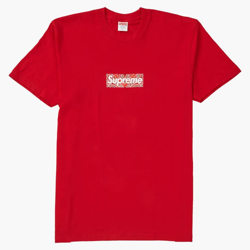 Supreme Bandana Box Logo Tee Red