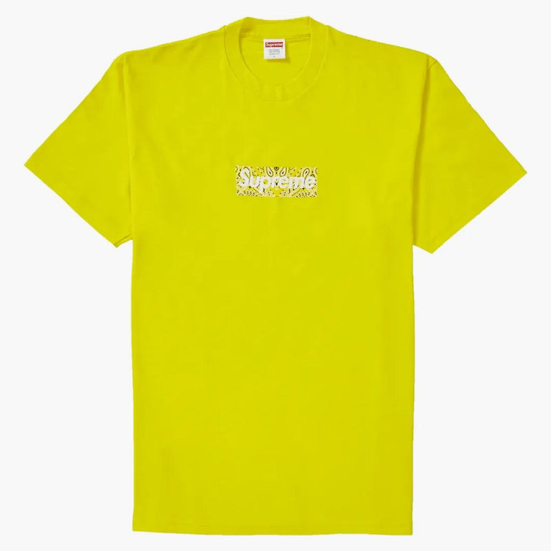 Supreme Bandana Box Logo Tee Yellow