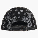 Supreme Bandana Camp Cap Black