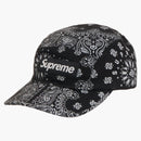 Supreme Bandana Camp Cap Black