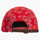Supreme Bandana Camp Cap Red