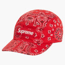 Supreme Bandana Camp Cap Red