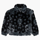 Supreme Bandana Faux for Bomber Jacket Black