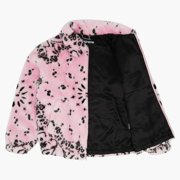 Funco di bandana suprema per giacca bomber rosa