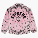 Supreme Bandana Faux for Bomber Jacket Pink
