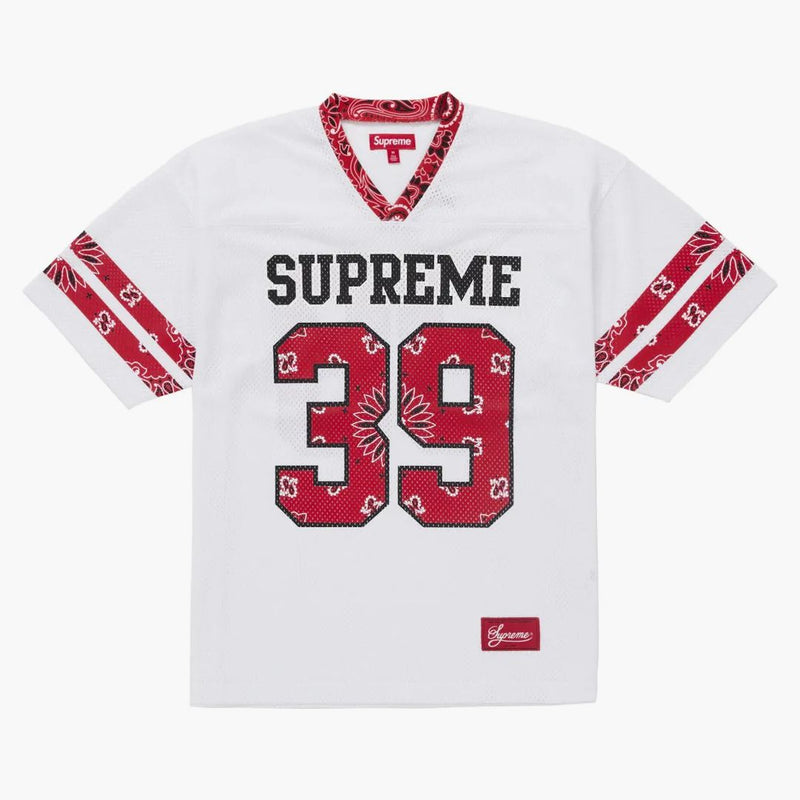 トップス KTTMSup Bandana Football Jersey White Supreme Bandana Jersey - Buy at Hypeneedz