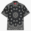 Supreme Bandana Silk S/S Shirt Negro