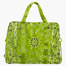 Supreme Bandana Tarp Large Duffle Bag Bright Green