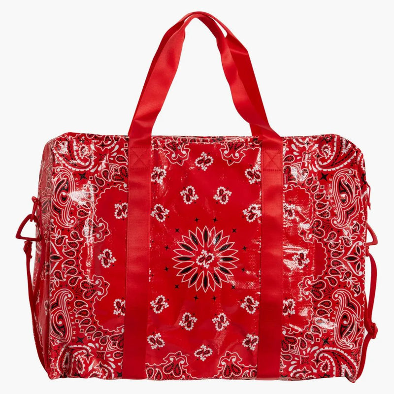 Supreme Bandana Tarp Large Duffle Bag Red