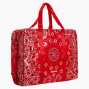 Supreme Bandana Tarp Bolsa de lona grande Red
