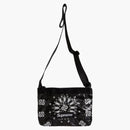 Supreme Bandana Tarp Side Bag Black