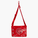 Supreme Bandana Tarp Side Bag Red