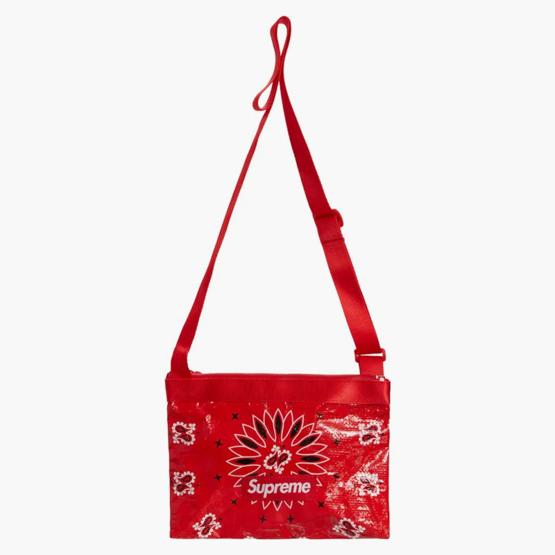 Nejvyšší boční taška na páka Bandana Červená