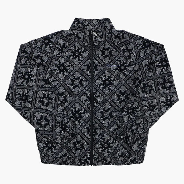 Supreme Bandana Track Jacket Black