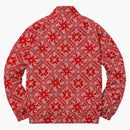 Supreme Bandana Track Jacket Red