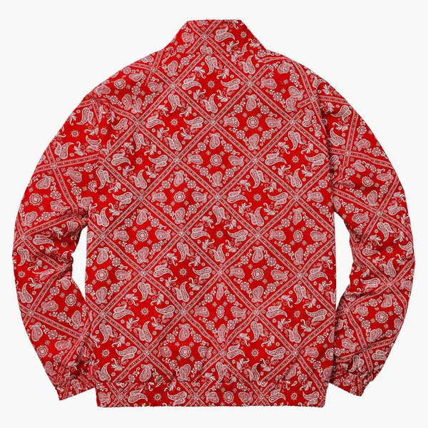 Supreme Bandana Track Jacket Red