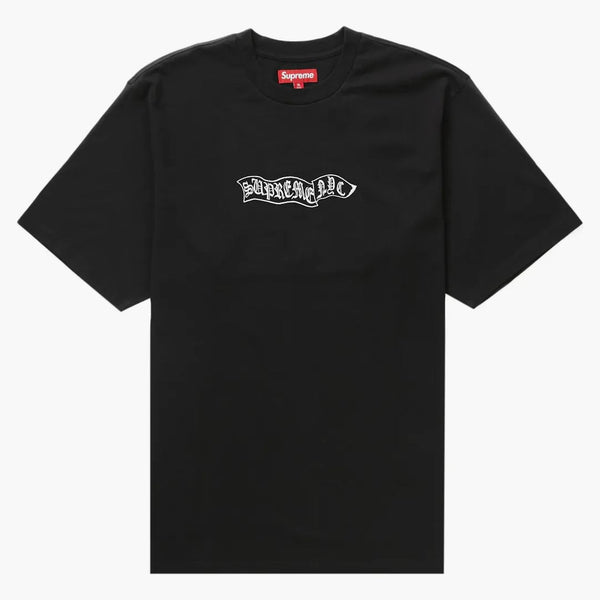 Supreme Banner S/s Top Black