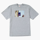 Supreme Banner Tee Heather Grey