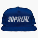 Supreme Bar Logo 5 Panel Hat Royal