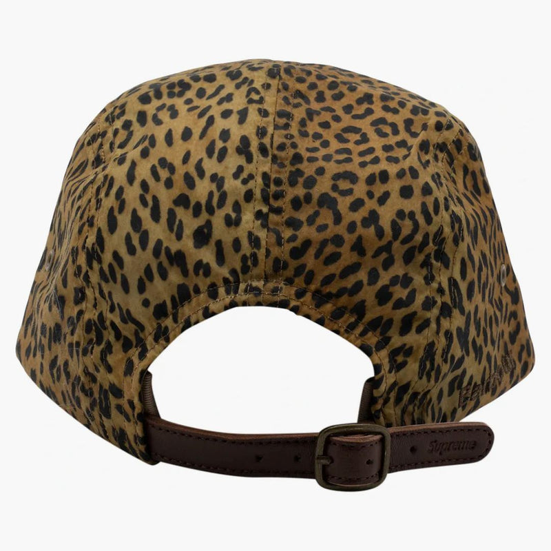 Supreme Barbour Waxed Cotton Camp Cap Leopard