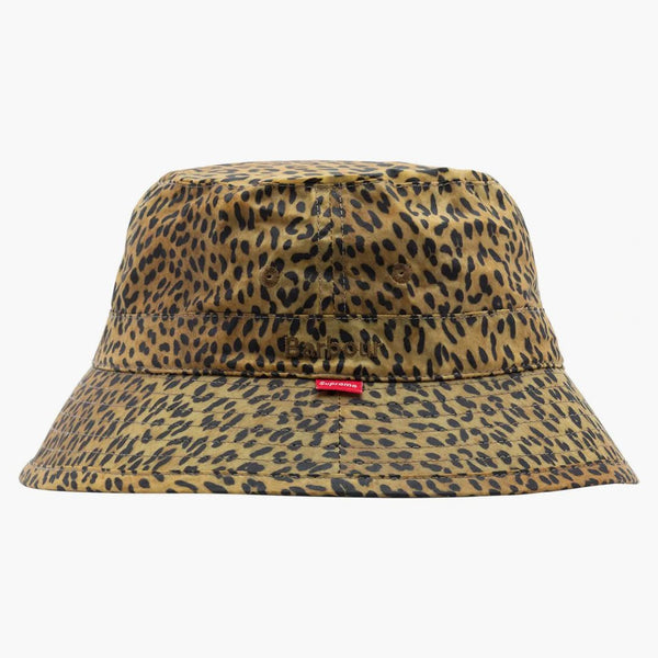 Supreme Barbour Waxed Cotton Crusher Leopard