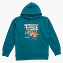 Supreme Barrington Levy Jah Life Shaolin Temple Hooded Sweatshirt Teal