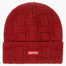 Supreme Basket Weave Beanie Cardinal