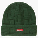 Supreme Basket Weave Geanie Dark Green
