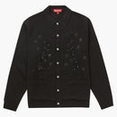 Supreme Beaded Applique Cardigan Black