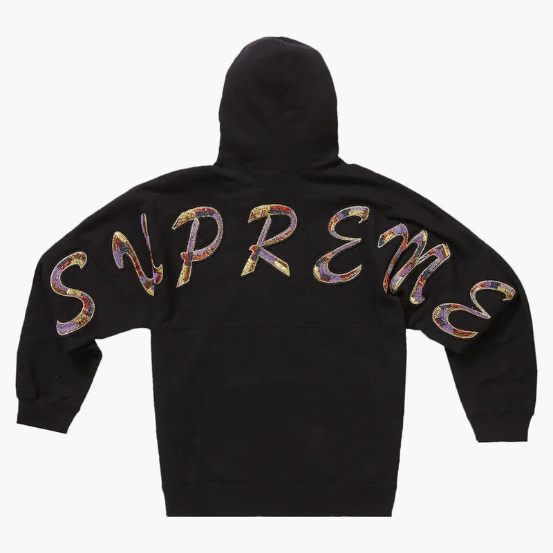 Supreme Beaded Hooded Sweatshirt Black
