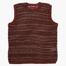 Supreme Beaded Sweater Vest Brown