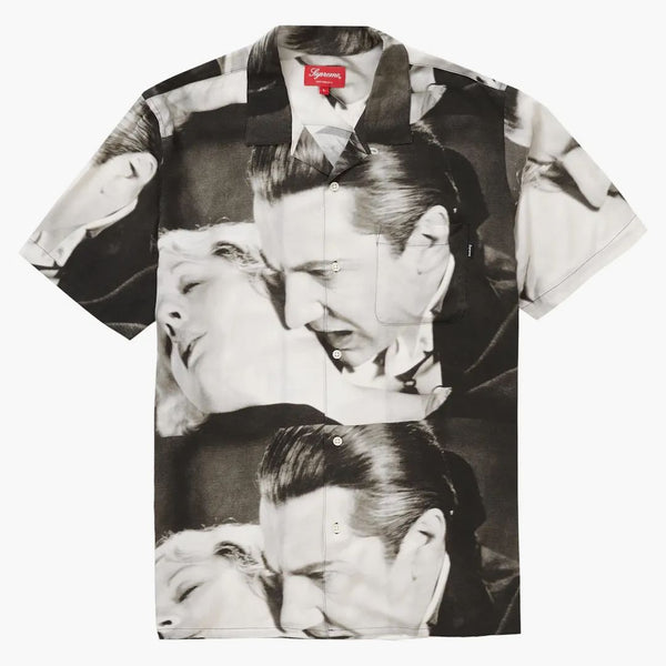 Supreme Bela Lugosi Rayon S/S Shirt White