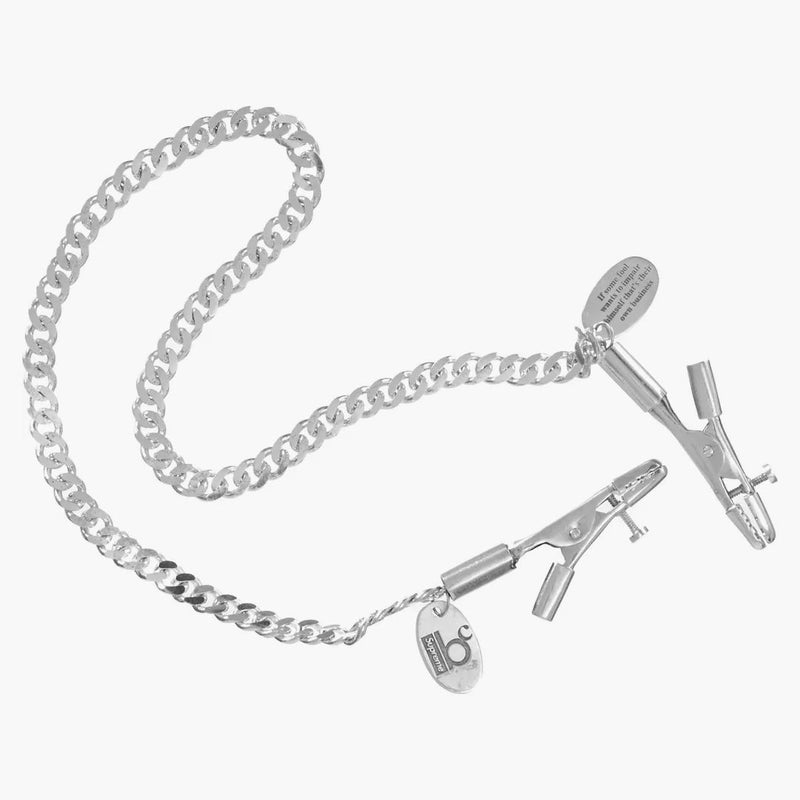 Supreme Bernadette Corporation Nipple Clamps Silver