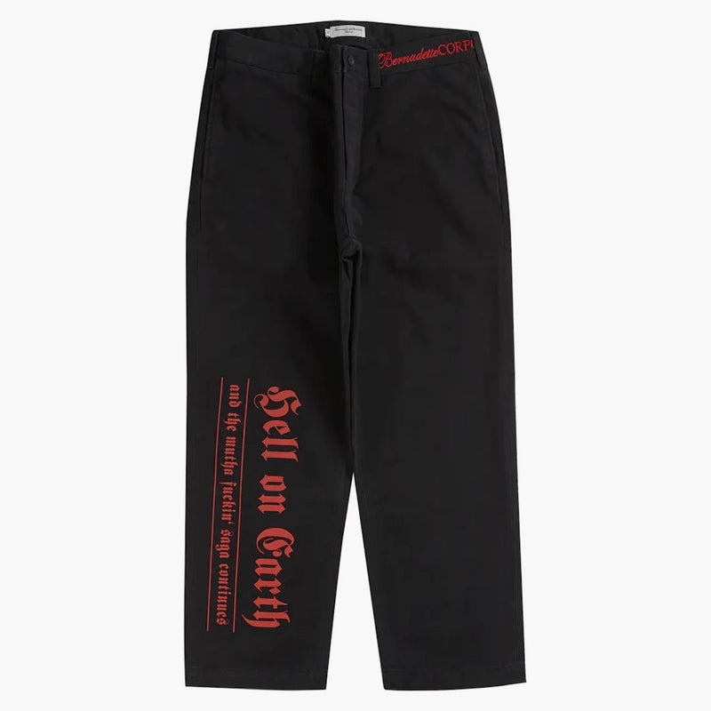Supreme Bernadette Corporation Old English Chino Pant Black