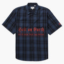 Supreme Bernadette Corporation S/S Work Shirt Navy Plaid