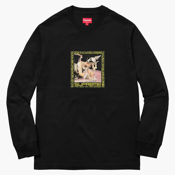 Högsta bästa i världen l/s te svart