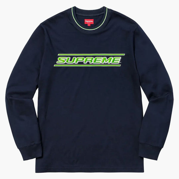 Supreme Bevel L/s Top Navy