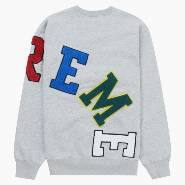 Supreme Big Arc Crewneck Heather Grey