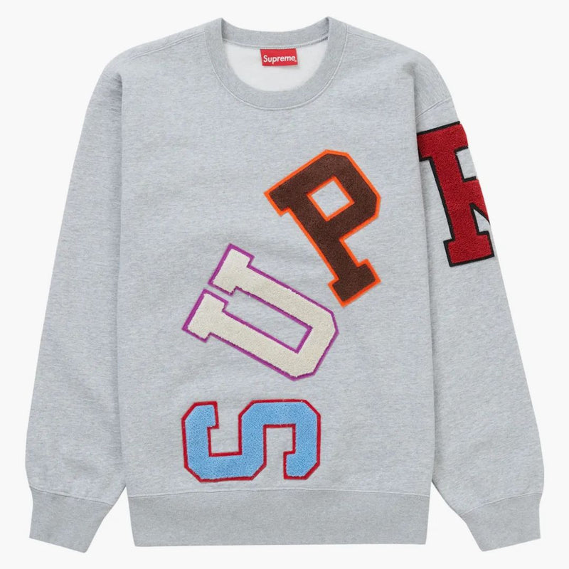 Supreme Big Arc Crewneck Heather Gray