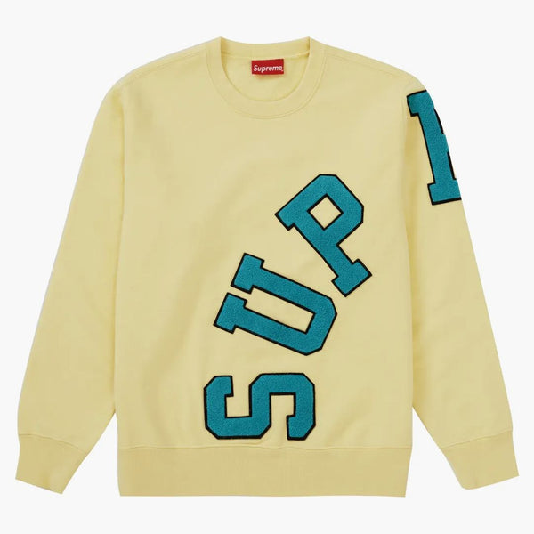 Supreme Big Arc Crewneck ljusgul