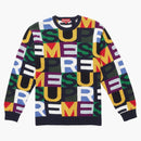 Supreme Big Letters Sweater Multicolor