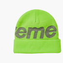 Supreme Big Logo Beanie (FW18) Bright Green