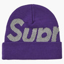 Supreme Big Logo Beanie (fw18) Bright Purple
