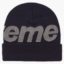 Supreme Big Logo Beanie (FW18) Navy