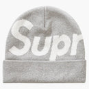 Supreme Big Logo Beanie (FW19) Heather Gray