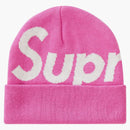 Supreme Big Logo Beanie (FW19) Magenta
